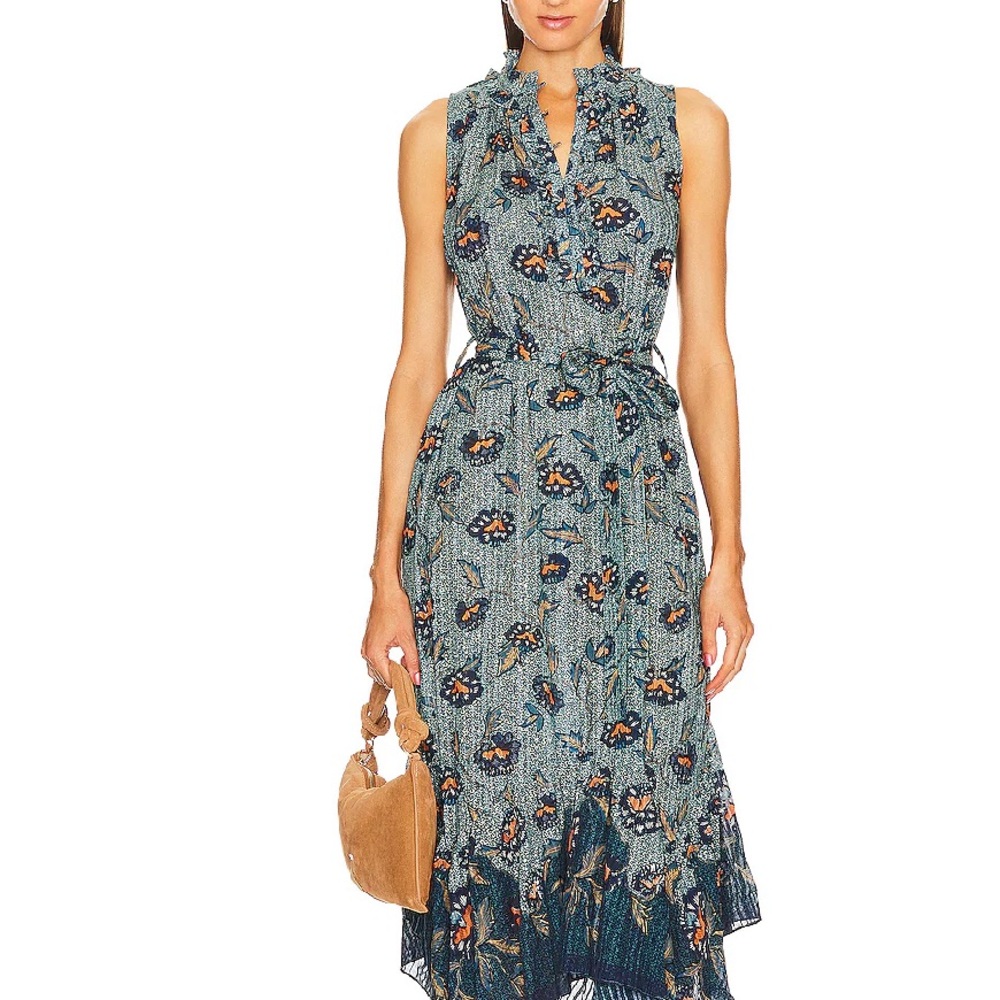 Ulla Johnson Kleid Cornflower Beverly Dress Sz 4 - image 2